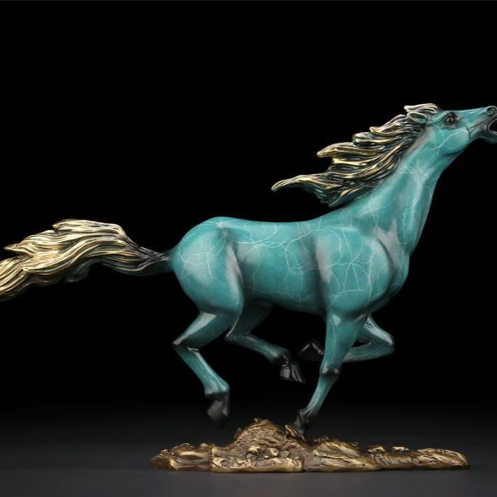 Galloping Horse | Handcrafted Brass Sculpture