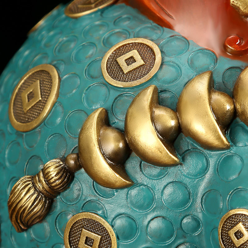 Good Fortune Frog – Handcrafted Brass Three-Legged Toad Statue