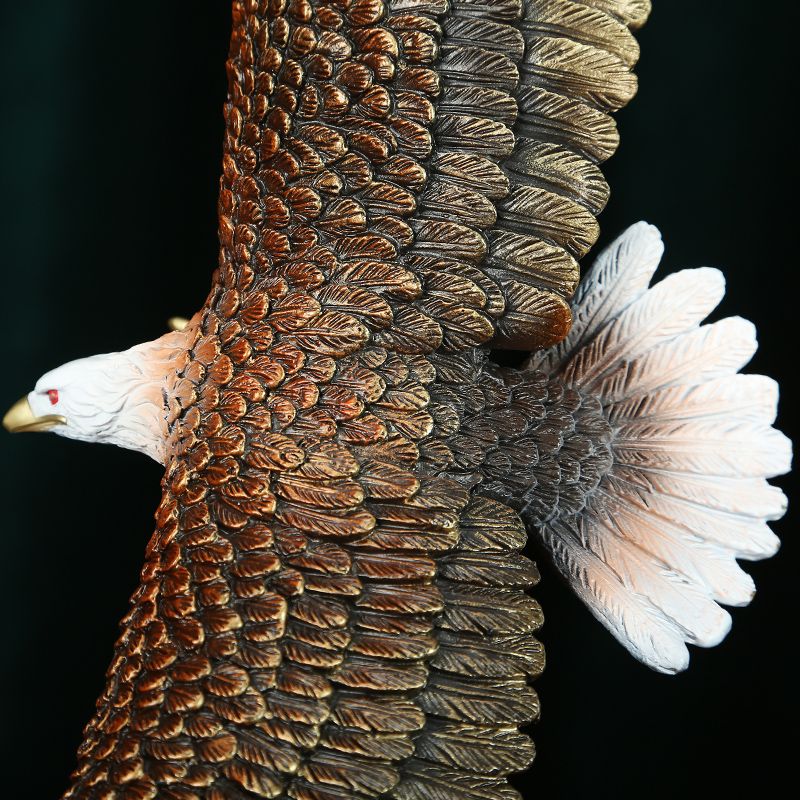 Majestic Eagle Sculpture | Handcrafted Brass Art