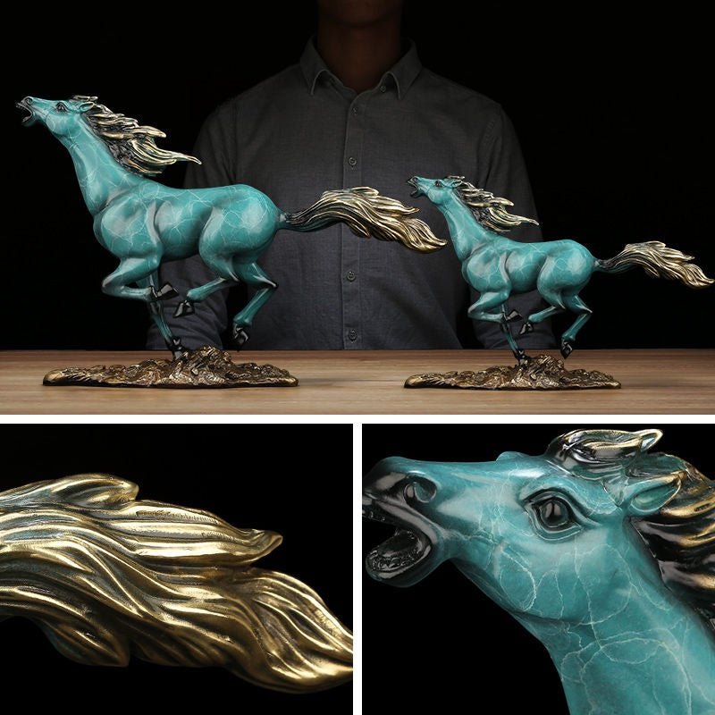 Galloping Horse | Handcrafted Brass Sculpture