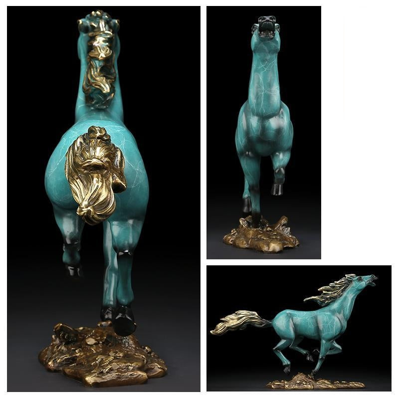 Galloping Horse | Handcrafted Brass Sculpture