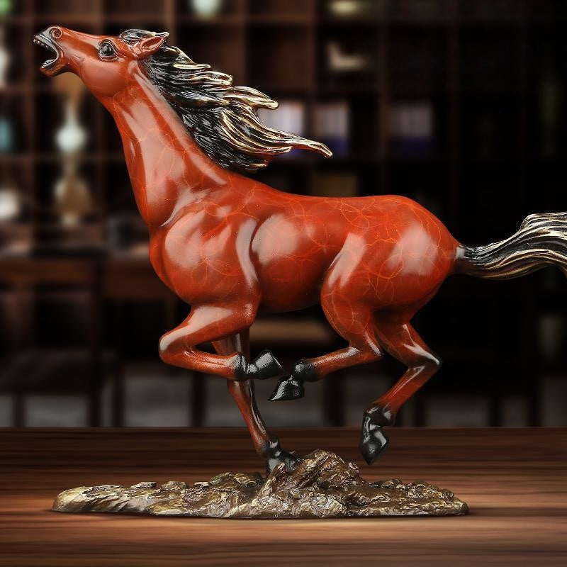 Galloping Horse | Handcrafted Brass Sculpture